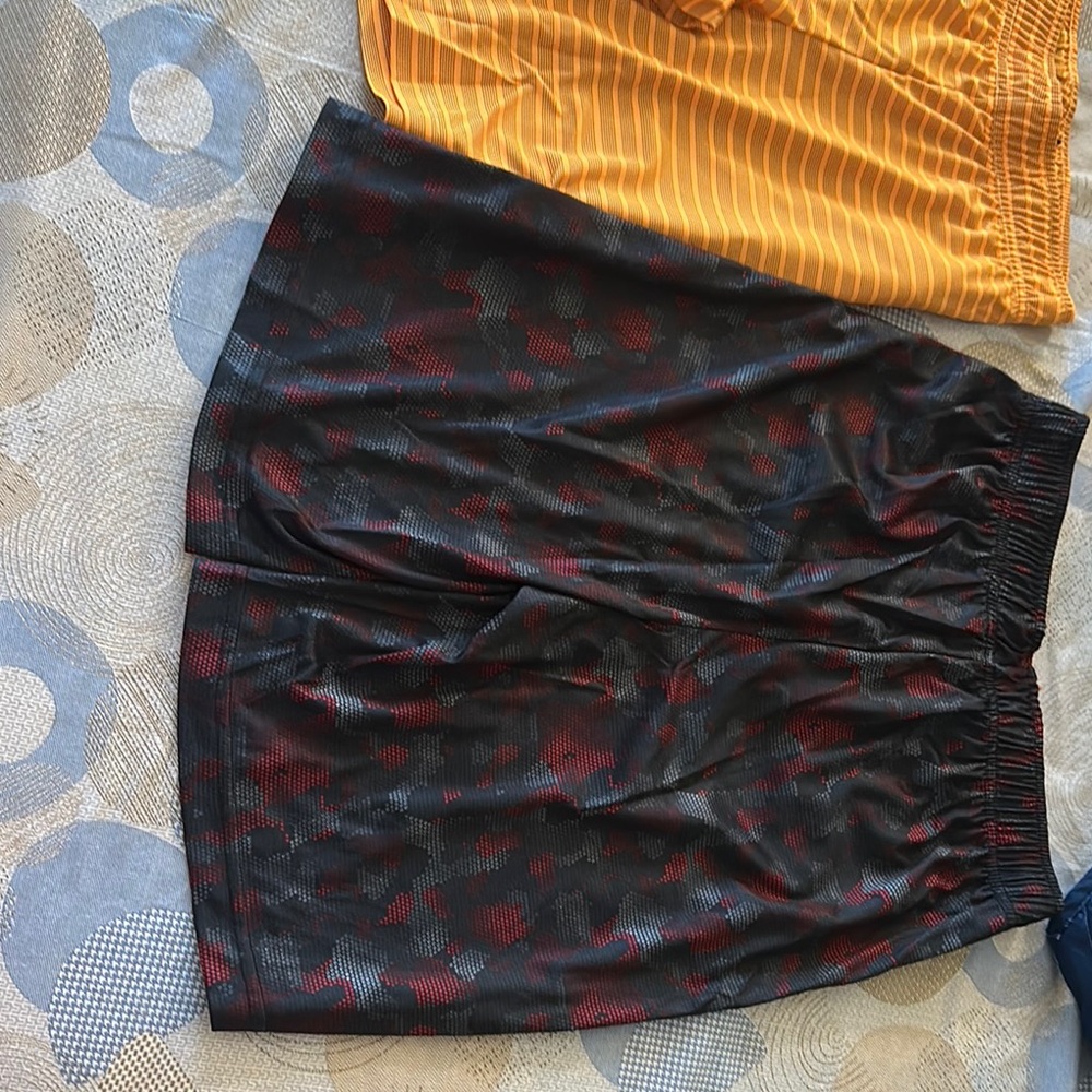 Stylish Black, Red & yellow boys shorts - bundle 7 for 10